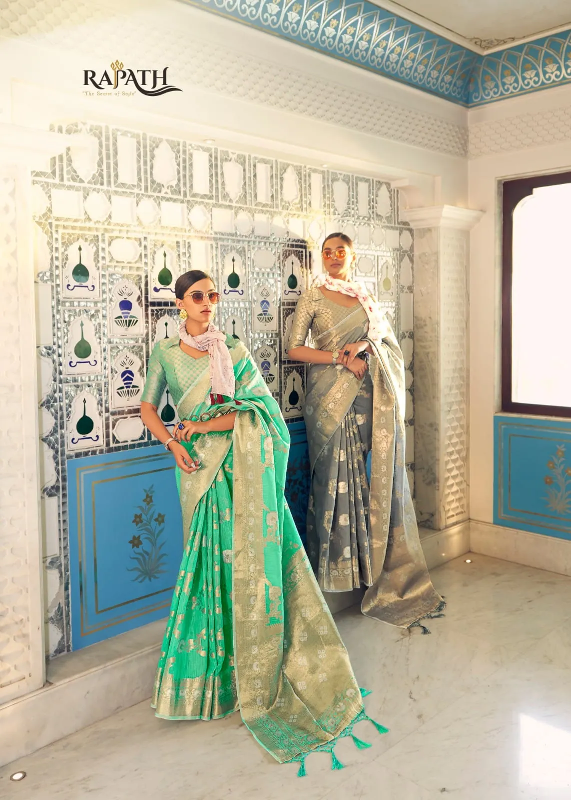 Allin Pure Linen Weaving Saree
