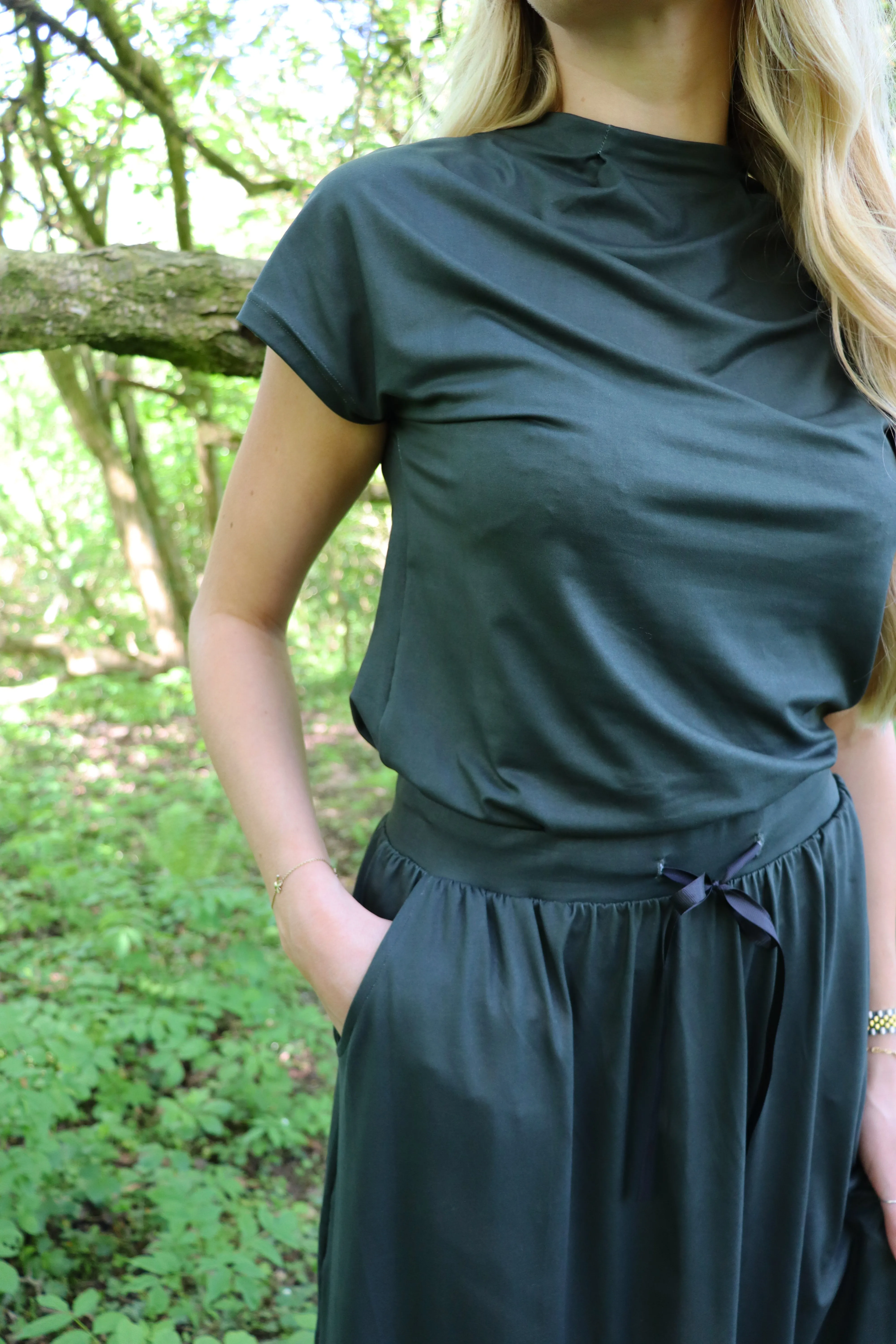 ALMA-LOOSE-SKIRT - DUSTY CAMO ARMY