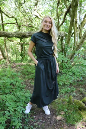 ALMA-LOOSE-SKIRT - DUSTY CAMO ARMY