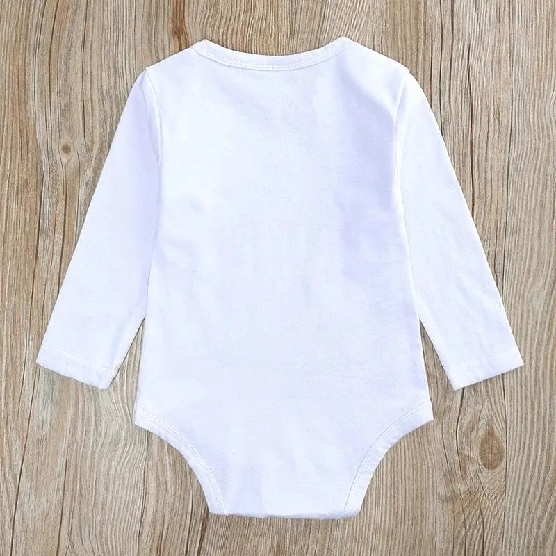 Baby Skull Long Sleeved Romper Set