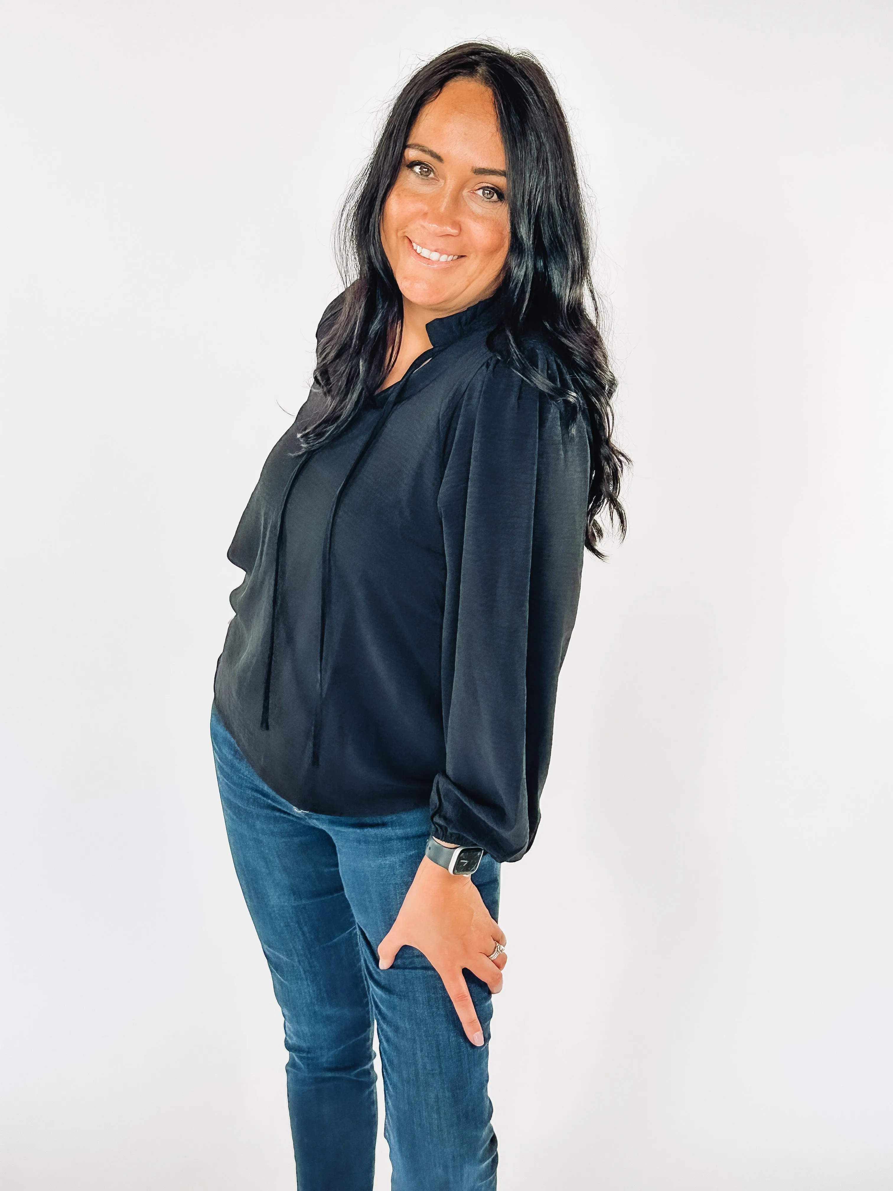 Back in Black Blouse