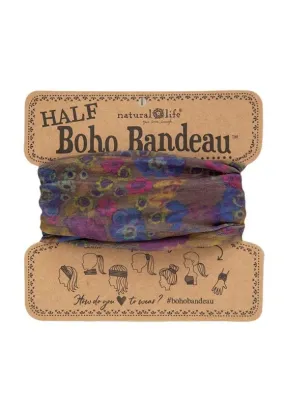 Bandeau Half  Grey Dusty Floral
