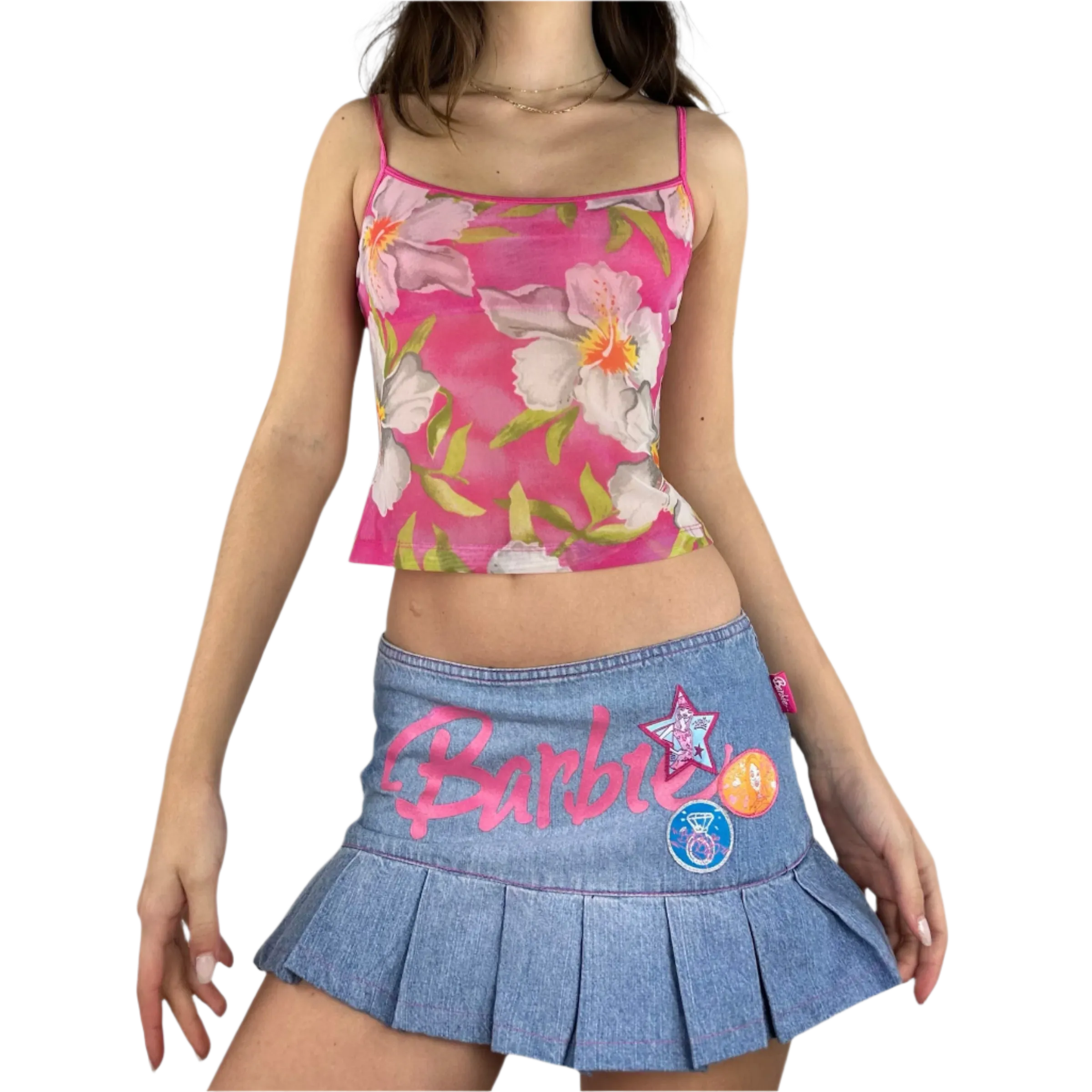Barbie Y2K Mini Skirt (XXS/XS)