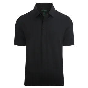 Classic Textured Performance Polo (BLACK)