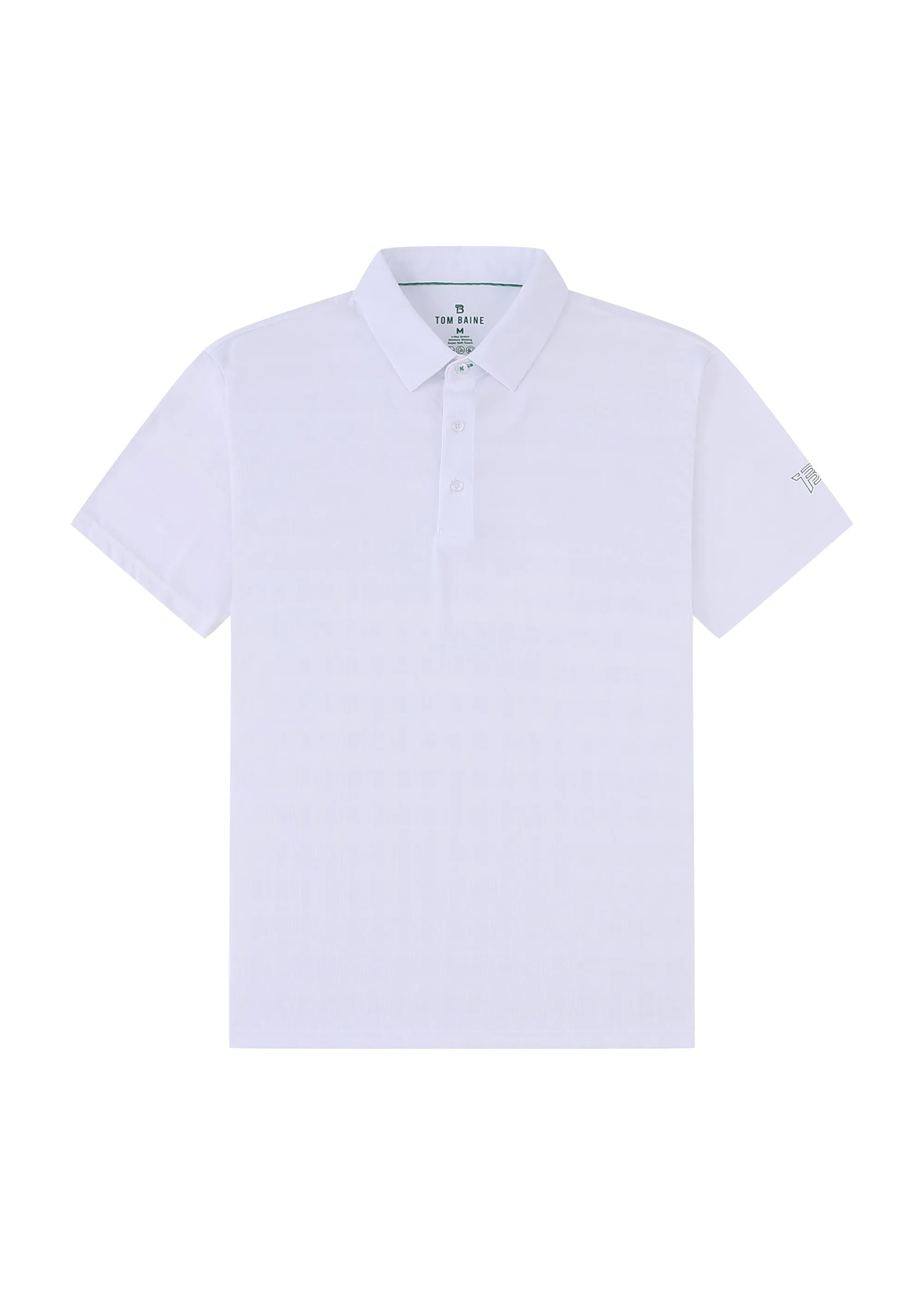 Classic Textured Performance Polo (WHITE)