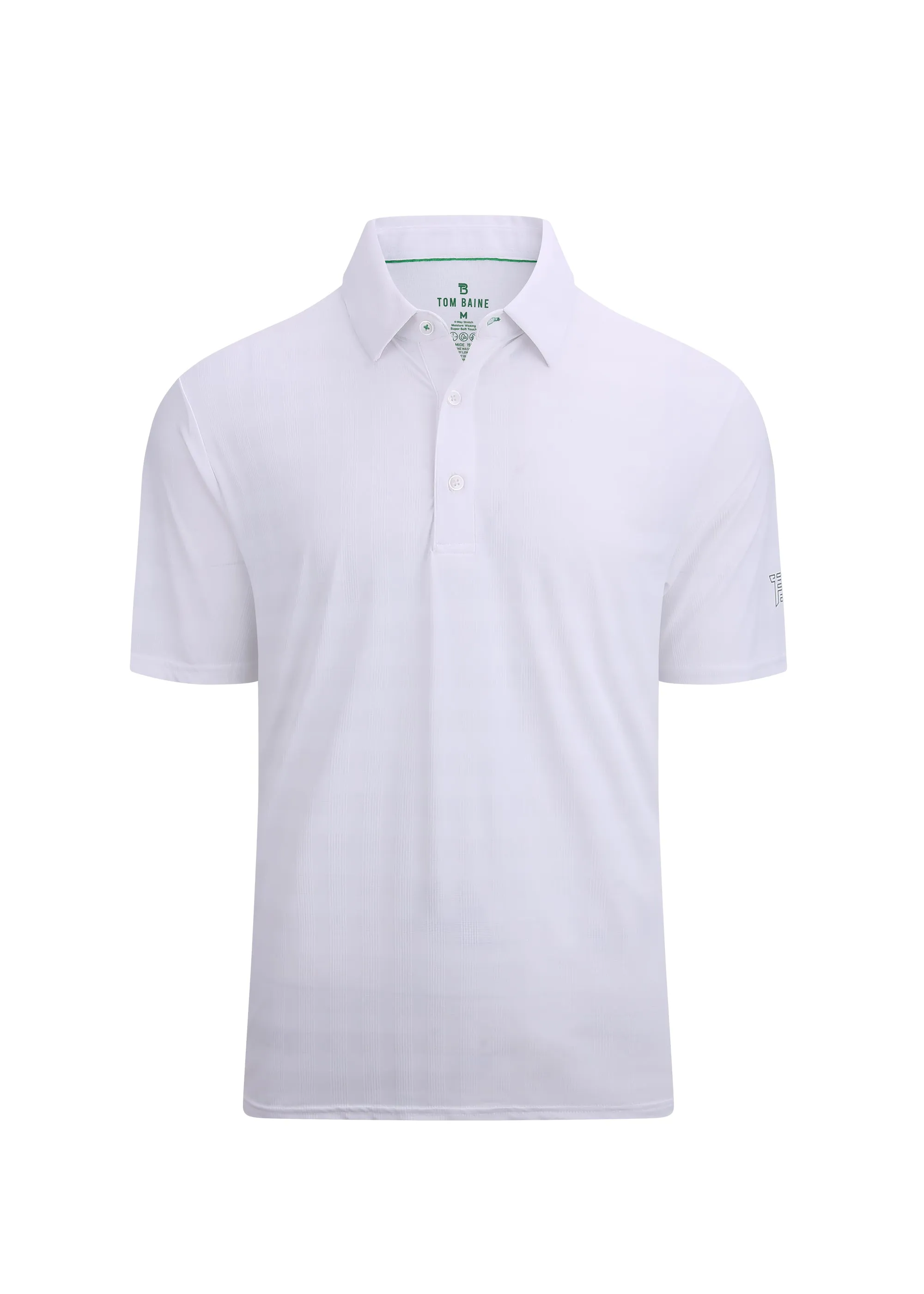 Classic Textured Performance Polo (WHITE)