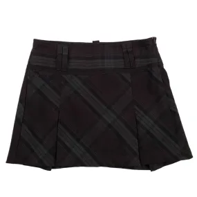Dark Academia Plaid Mini Skirt (S)