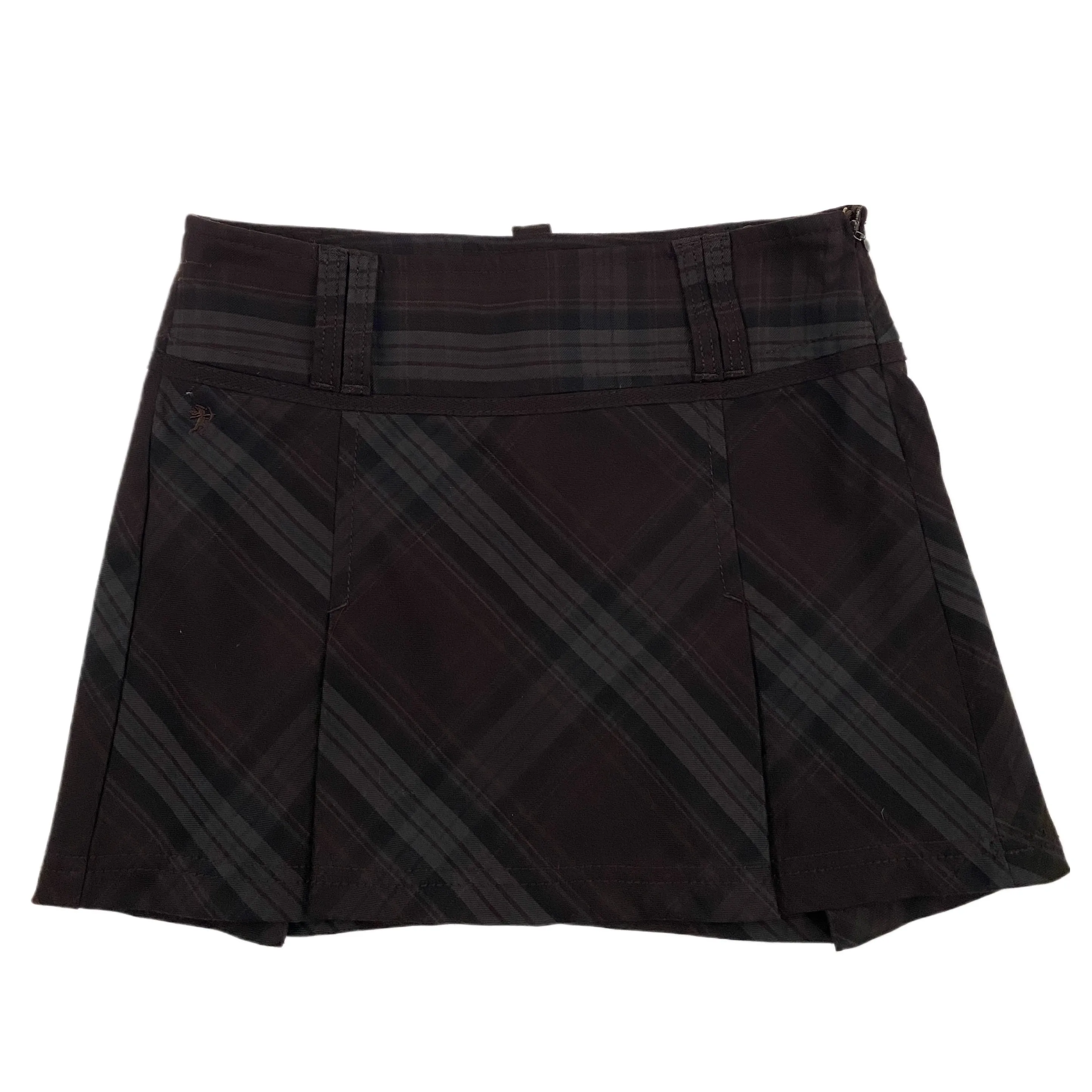 Dark Academia Plaid Mini Skirt (S)