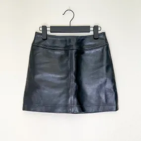 Deadstock Gap 90s Leather Mini Skirt