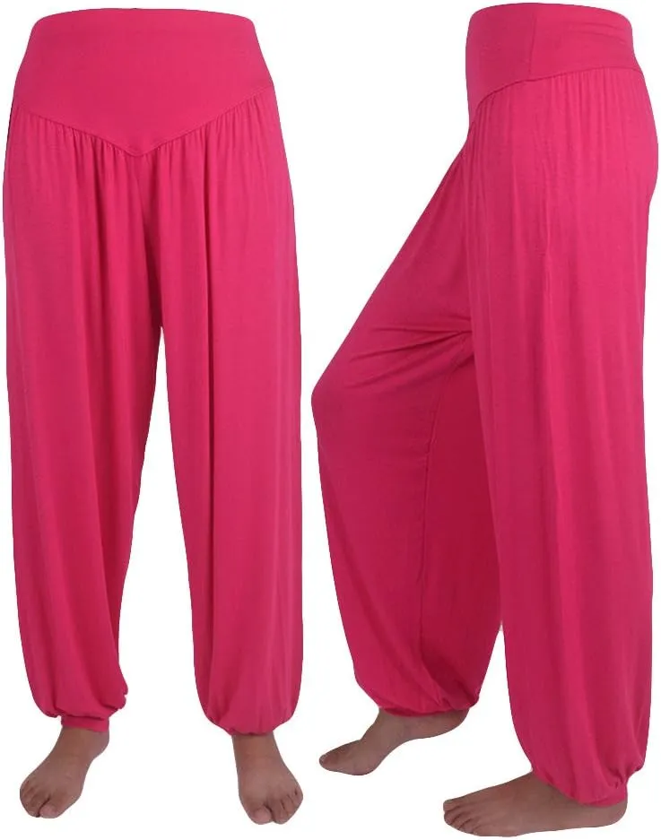 Harem Pants Women Modal Cotton Soft Yoga Pants for Sports Dance,Boho Plus Size Beach Pants Summer Baggy Joggers