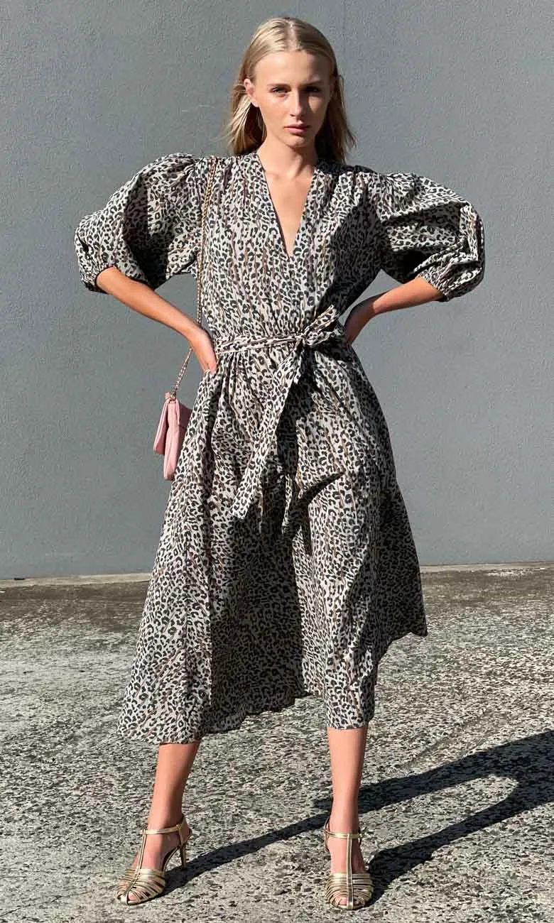 HOSS Amrita Naturals Animal Print Dress