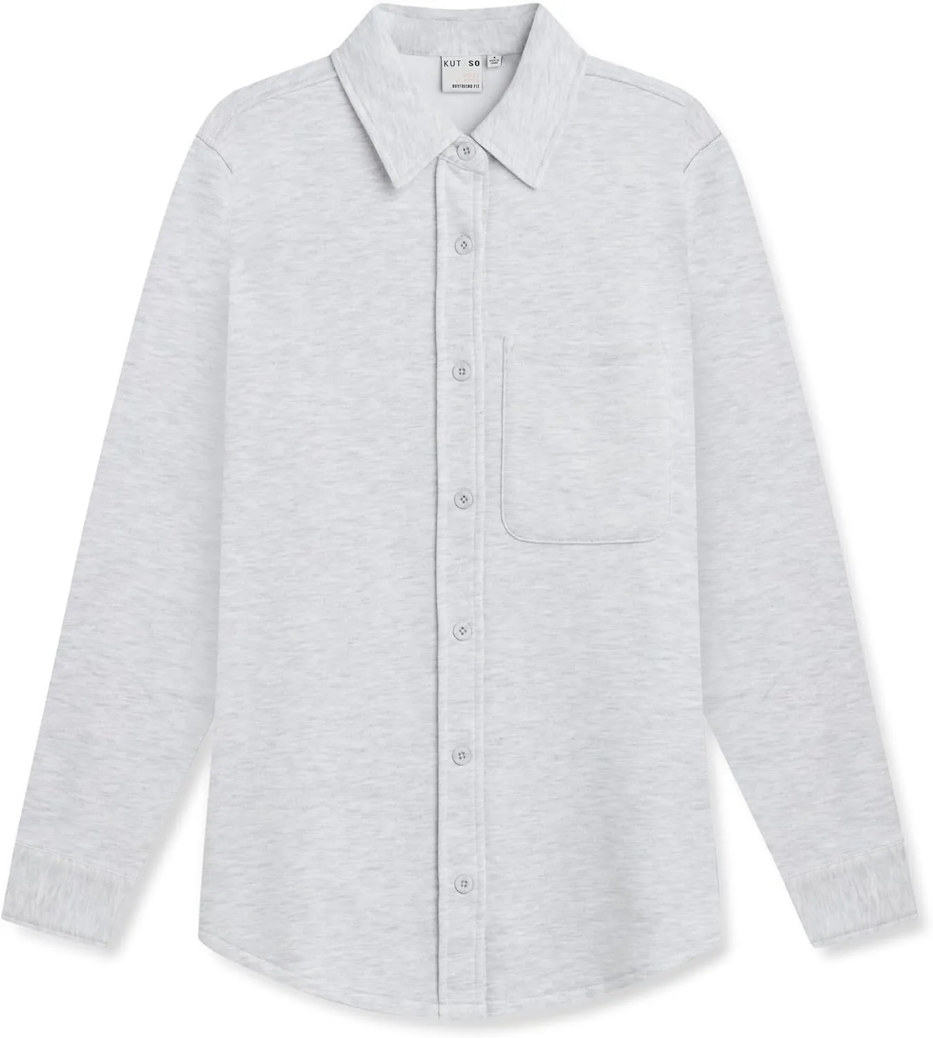 KUT & SO Women’s Shacket – Midweight Fleece Shirt Jacket – Boyfriend Fit, Chic Layering Piece