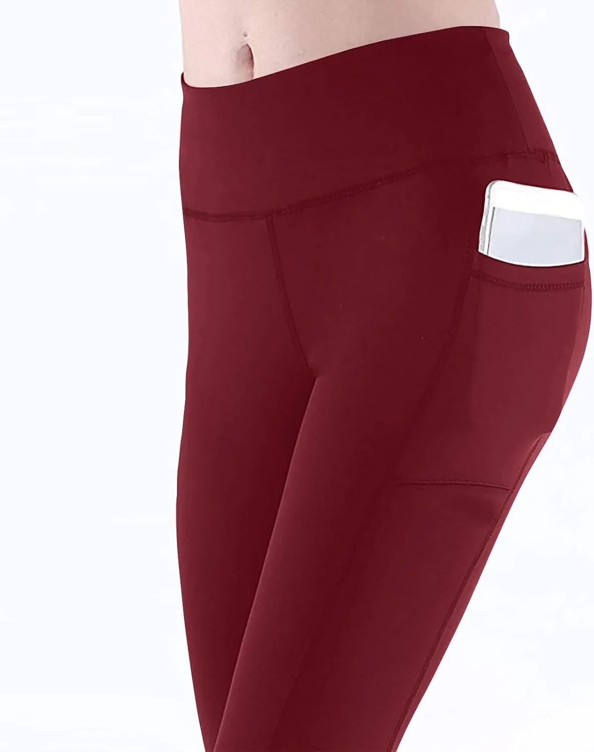 Leggings With Pockets For Women Comfortable And Stretchy Pants High Waisted Leggings Workout Plus Size Yoga Pants
