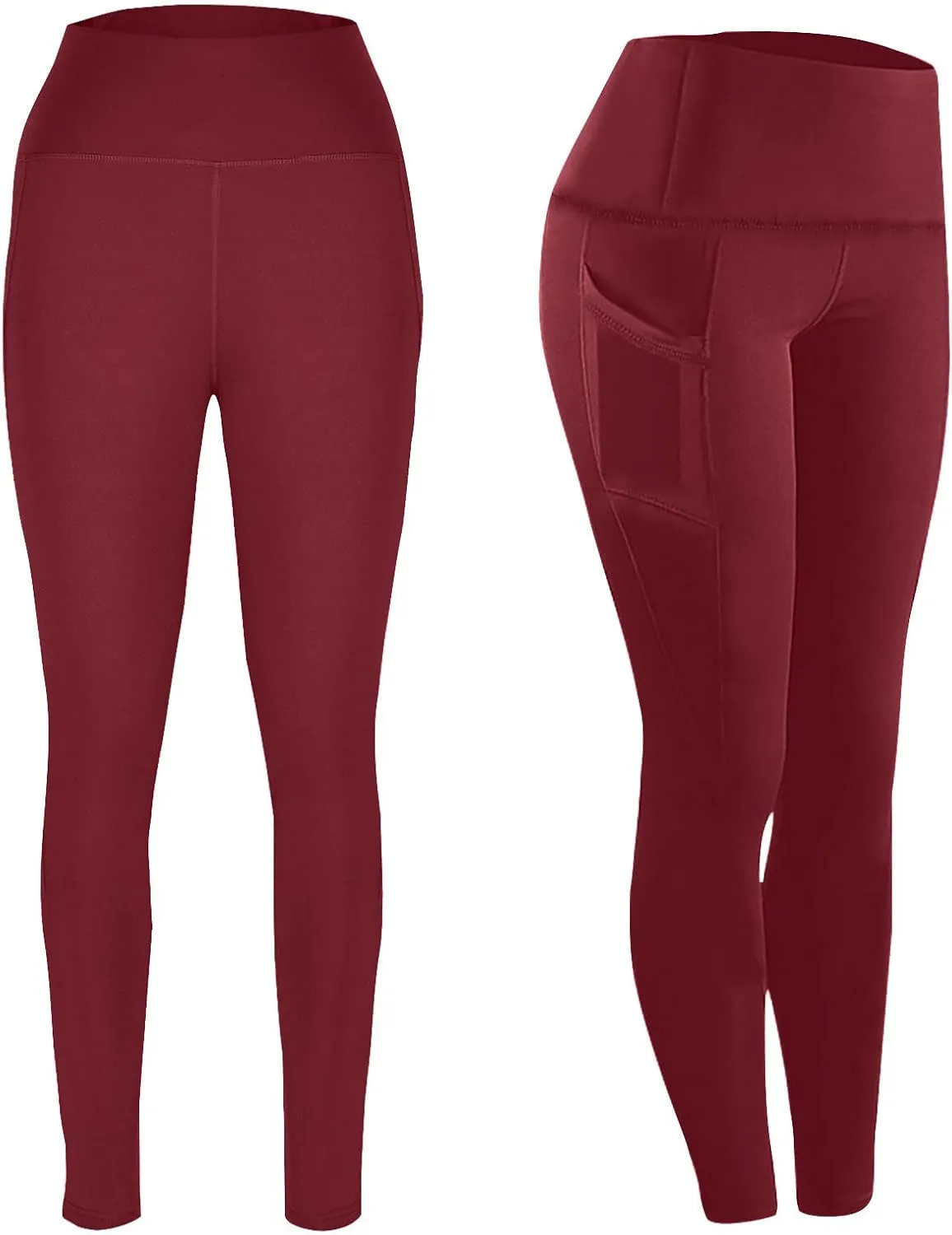 Leggings With Pockets For Women Comfortable And Stretchy Pants High Waisted Leggings Workout Plus Size Yoga Pants