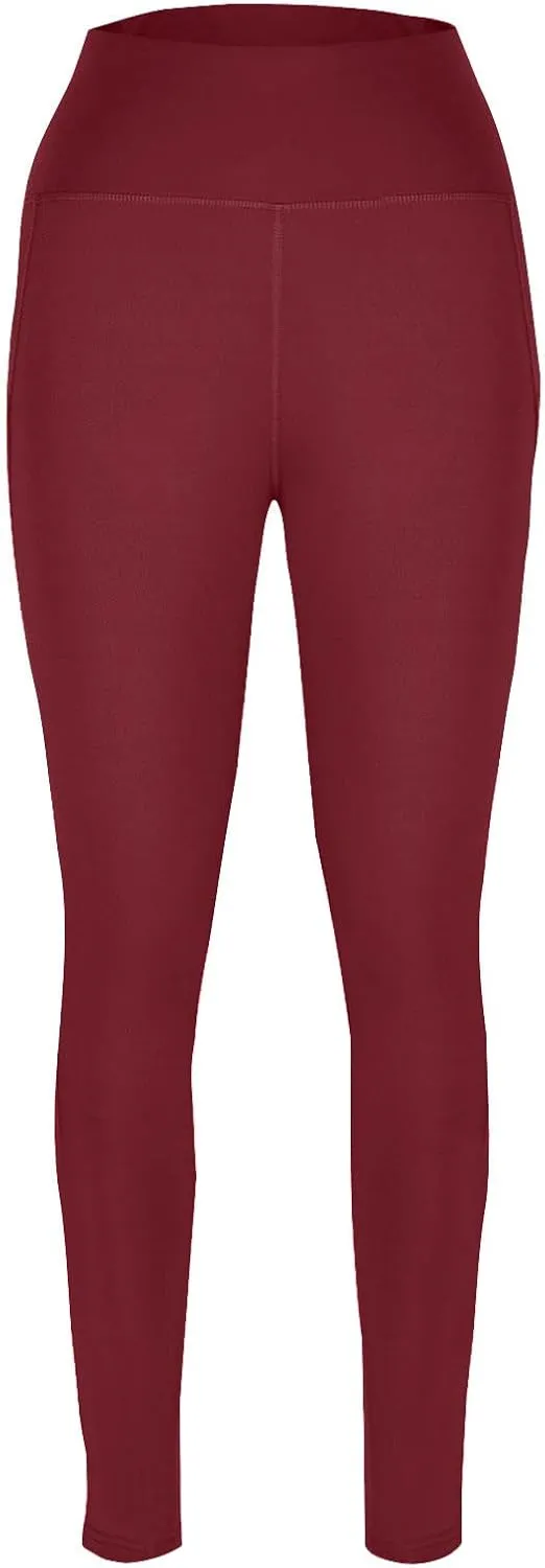 Leggings With Pockets For Women Comfortable And Stretchy Pants High Waisted Leggings Workout Plus Size Yoga Pants
