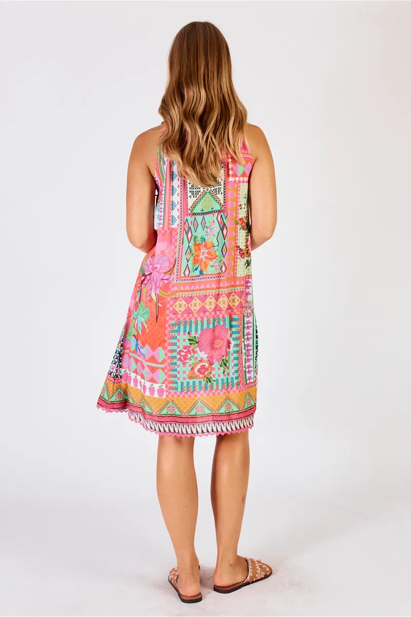 Lula Life Vivone Sundress Melon