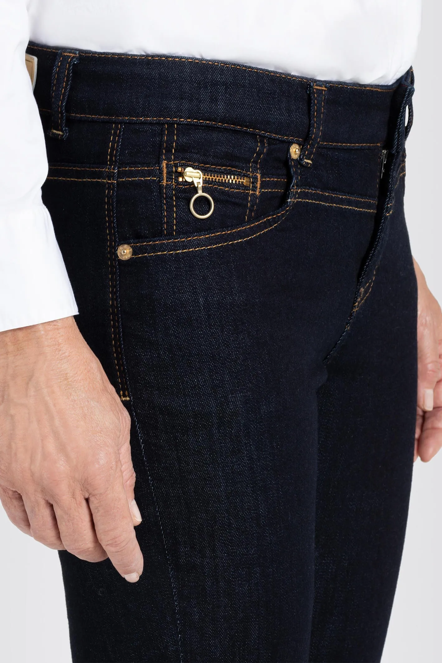 MAC Rich Slim Chic 5755-00-0389L D683 Fashion Rinsed Jeans