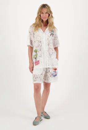 Me369 Sky Lace Shorts