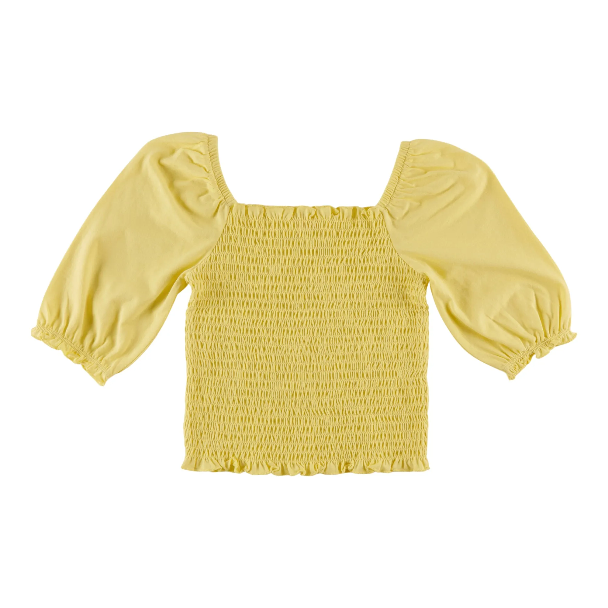 MONKEY BARS Toddler Girl's Squareneck Smocked Top