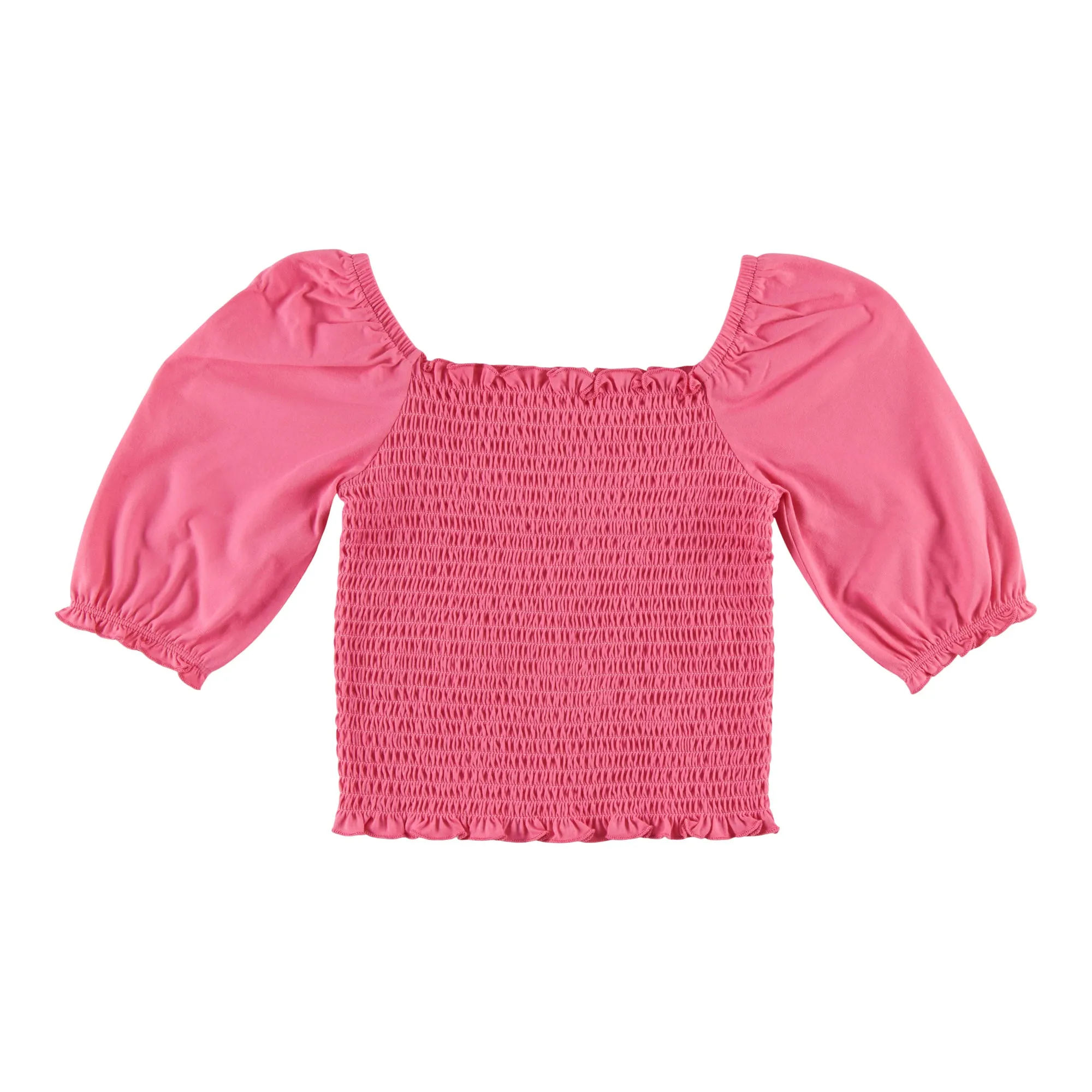 MONKEY BARS Toddler Girl's Squareneck Smocked Top