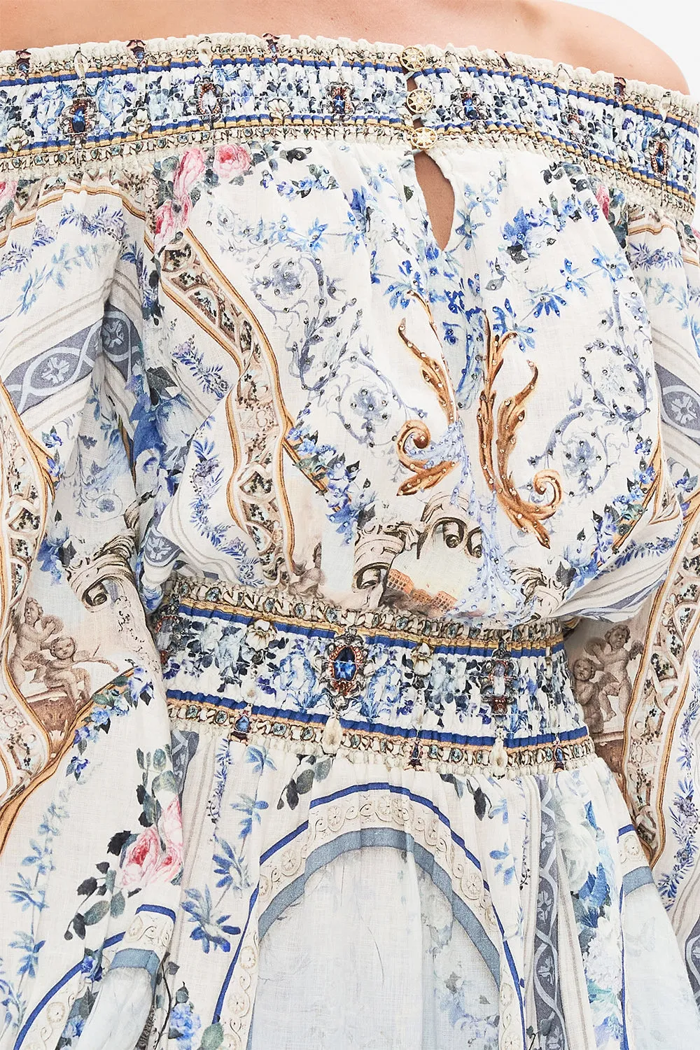 OFF SHOULDER SHORT DRESS SEASON OF THE SIREN