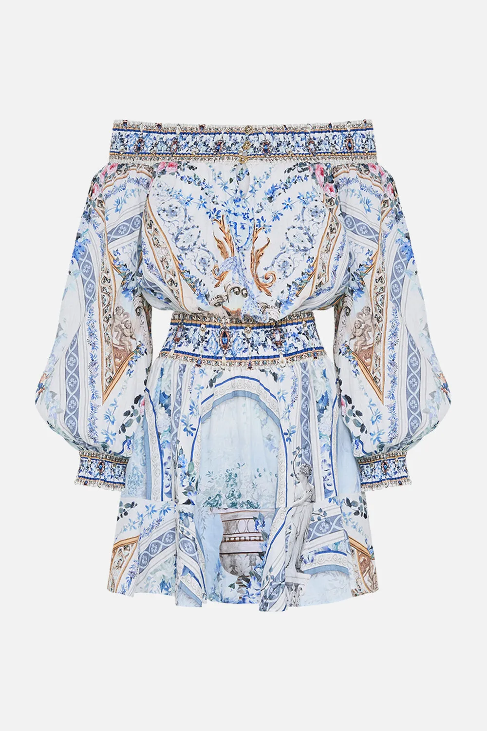 OFF SHOULDER SHORT DRESS SEASON OF THE SIREN