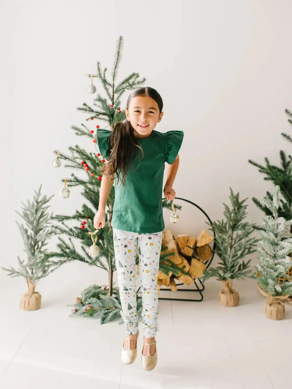 Ollie Jay Leggings in Festive Scenes