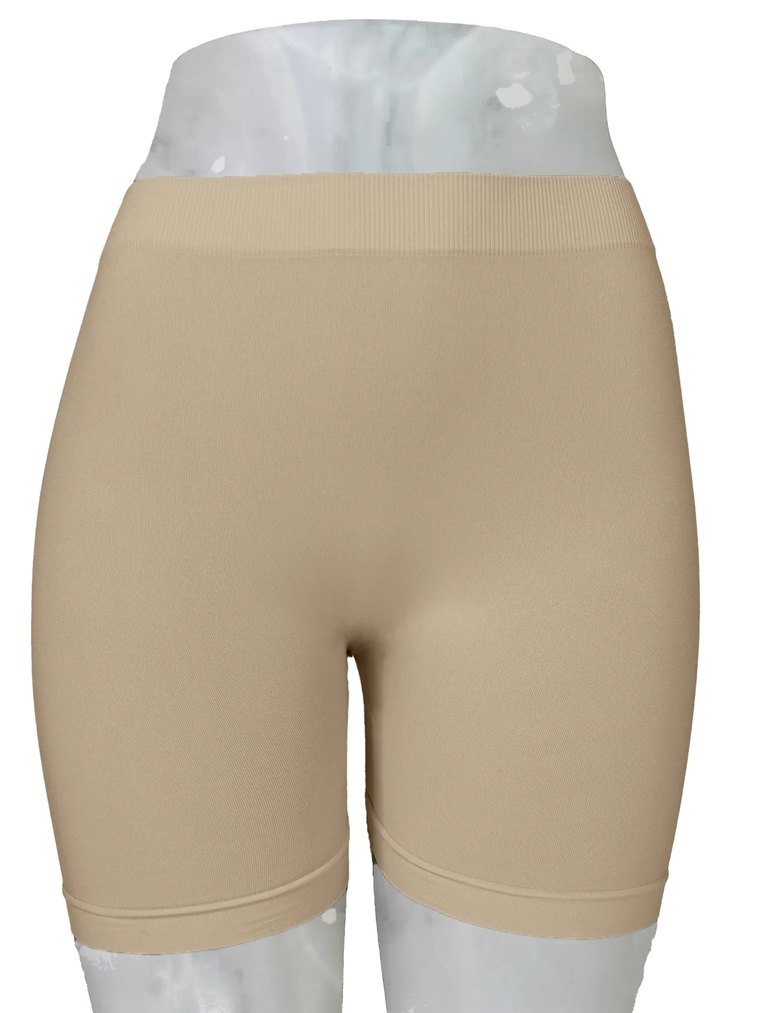 PoshSnob Seamless "V-Back SHORTIES" Scrunch Lounge Thin Skin Shorts M-L Black Navy Grey