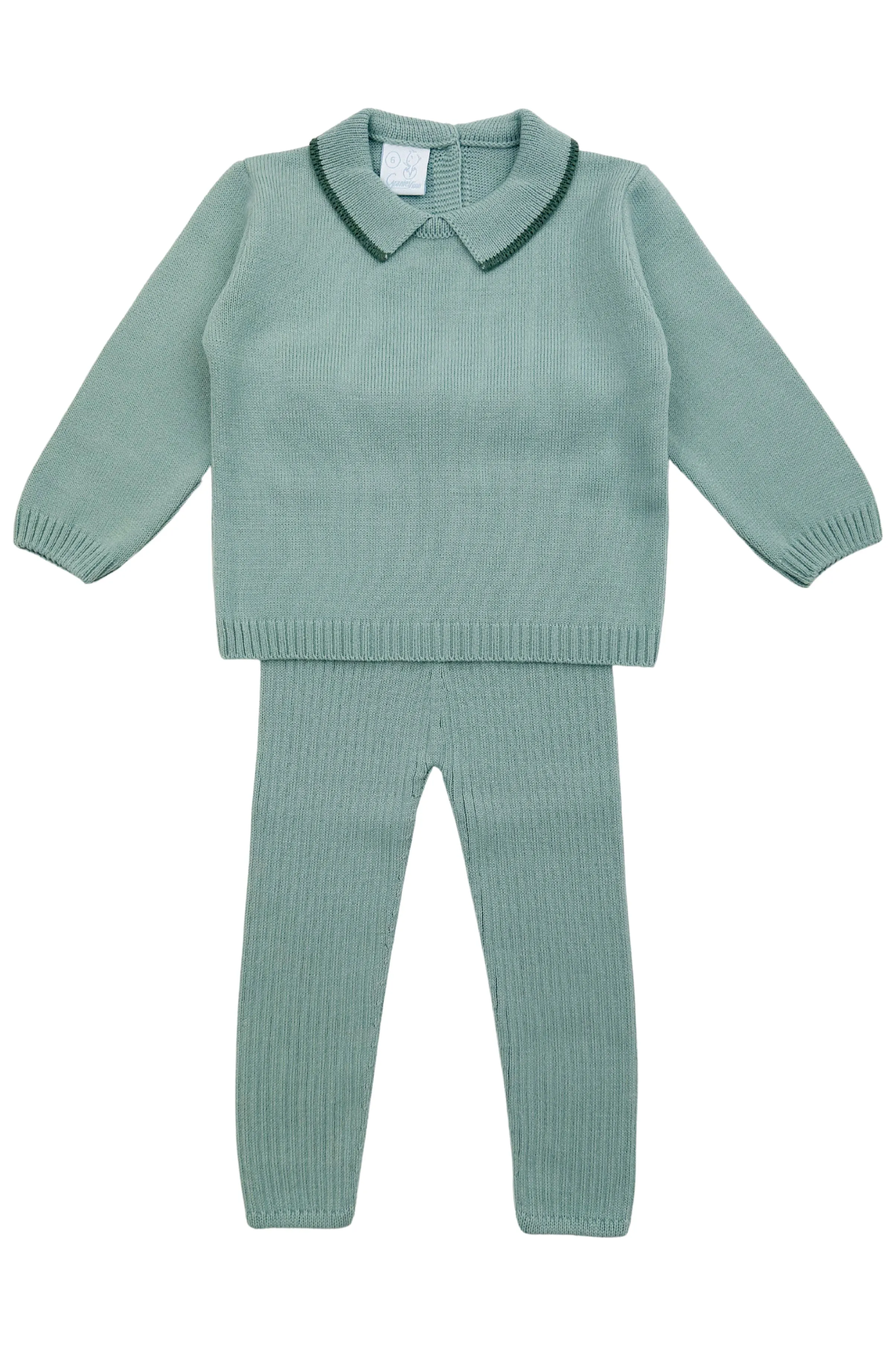 "Bodhi" Sage Green Knit Top & Leggings
