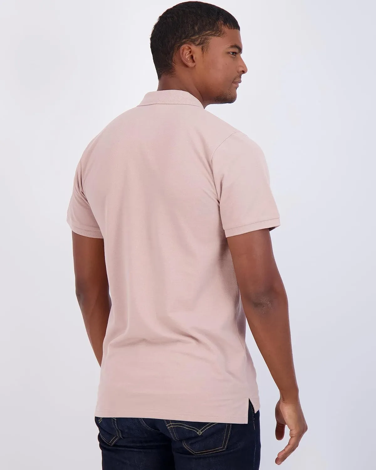 Real Essentials 3 & 4 Pack: Men's Cotton Pique Short Sleeve Polo Shirt - Performance Polo (Available in Big & Tall)