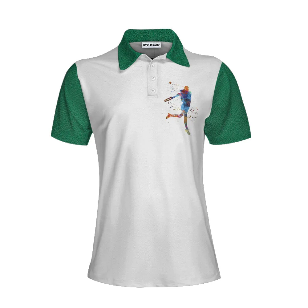 Real Grandmas Play Tennis Women Short Sleeve Polo Shirt, Cool Tennis Polo Style Shirt, Best Tennis Gift Coolspod