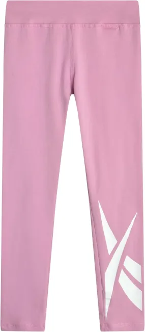 Reebok Girls Leggings - Athletic Performance Cotton Leggings - Stretchy Yoga Pants for Girls Dance Tights (Sizes: 7-12)