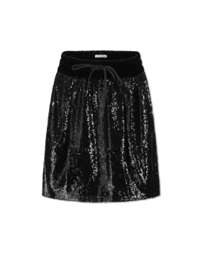 Sequined Mini Skirt