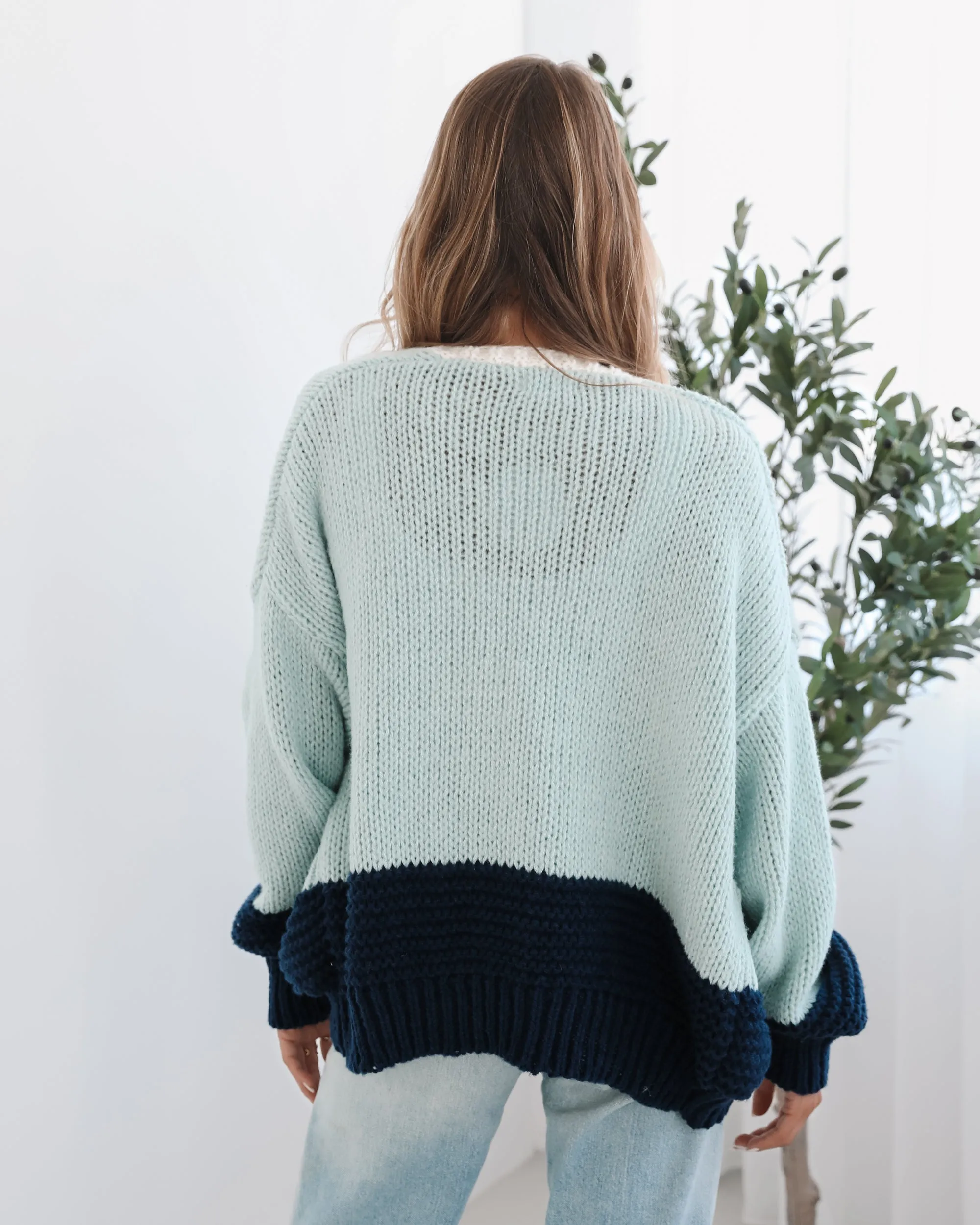 Sheona Cardigan - Sage Multi