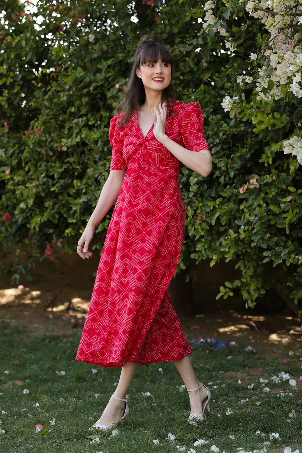 Strawberry Pop Cotton Sundress
