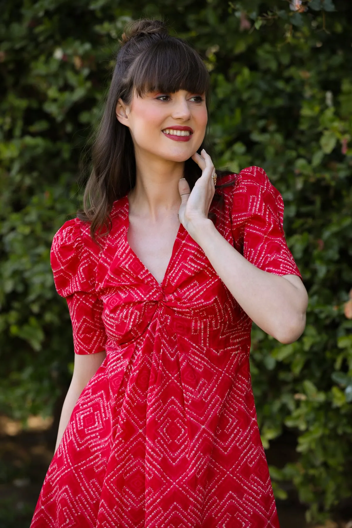 Strawberry Pop Cotton Sundress