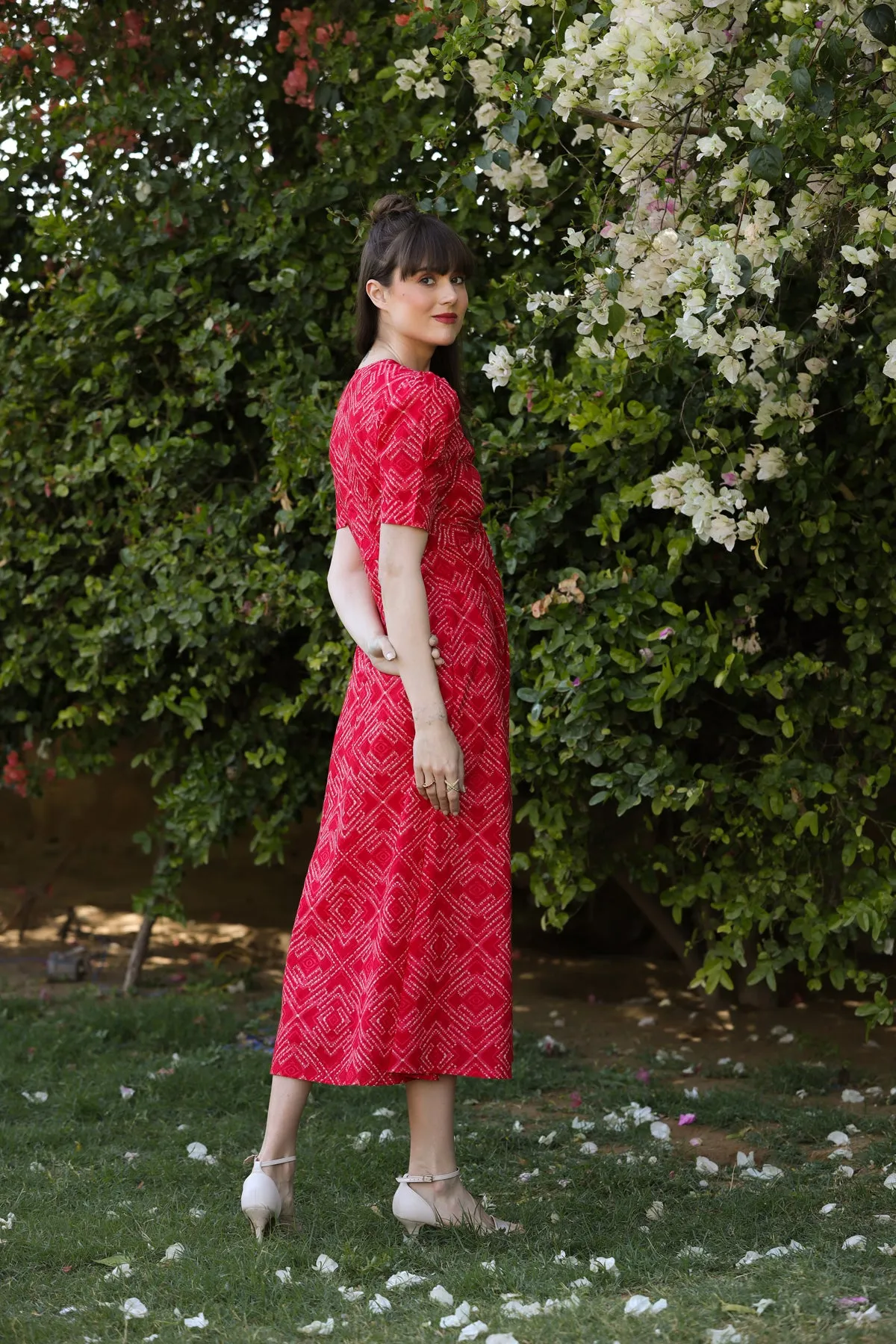 Strawberry Pop Cotton Sundress