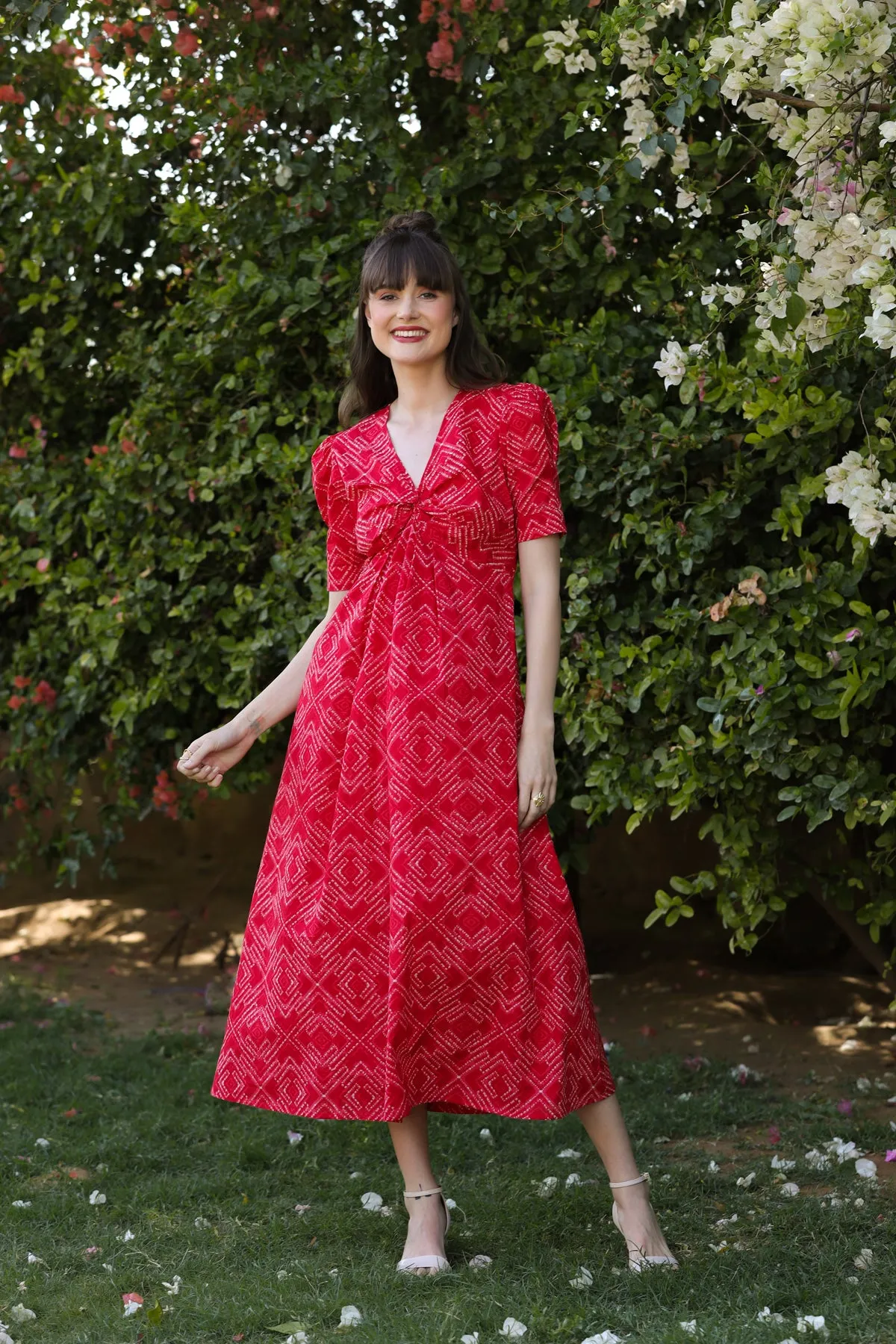 Strawberry Pop Cotton Sundress