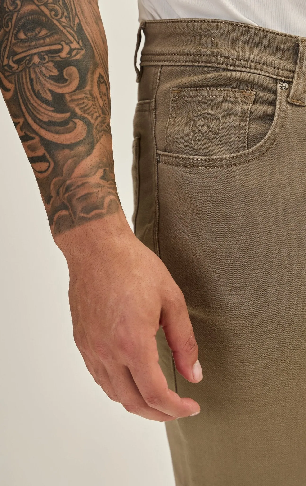 Super Soft 5-pocket Style Pants - Stone
