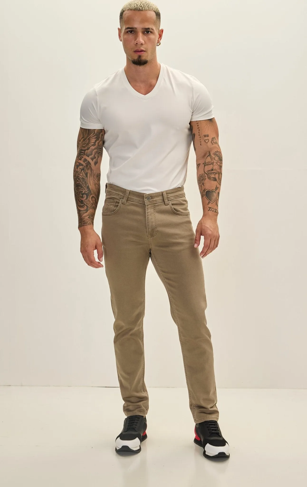 Super Soft 5-pocket Style Pants - Stone