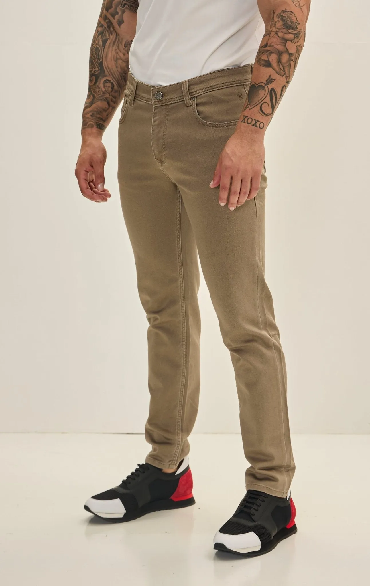 Super Soft 5-pocket Style Pants - Stone