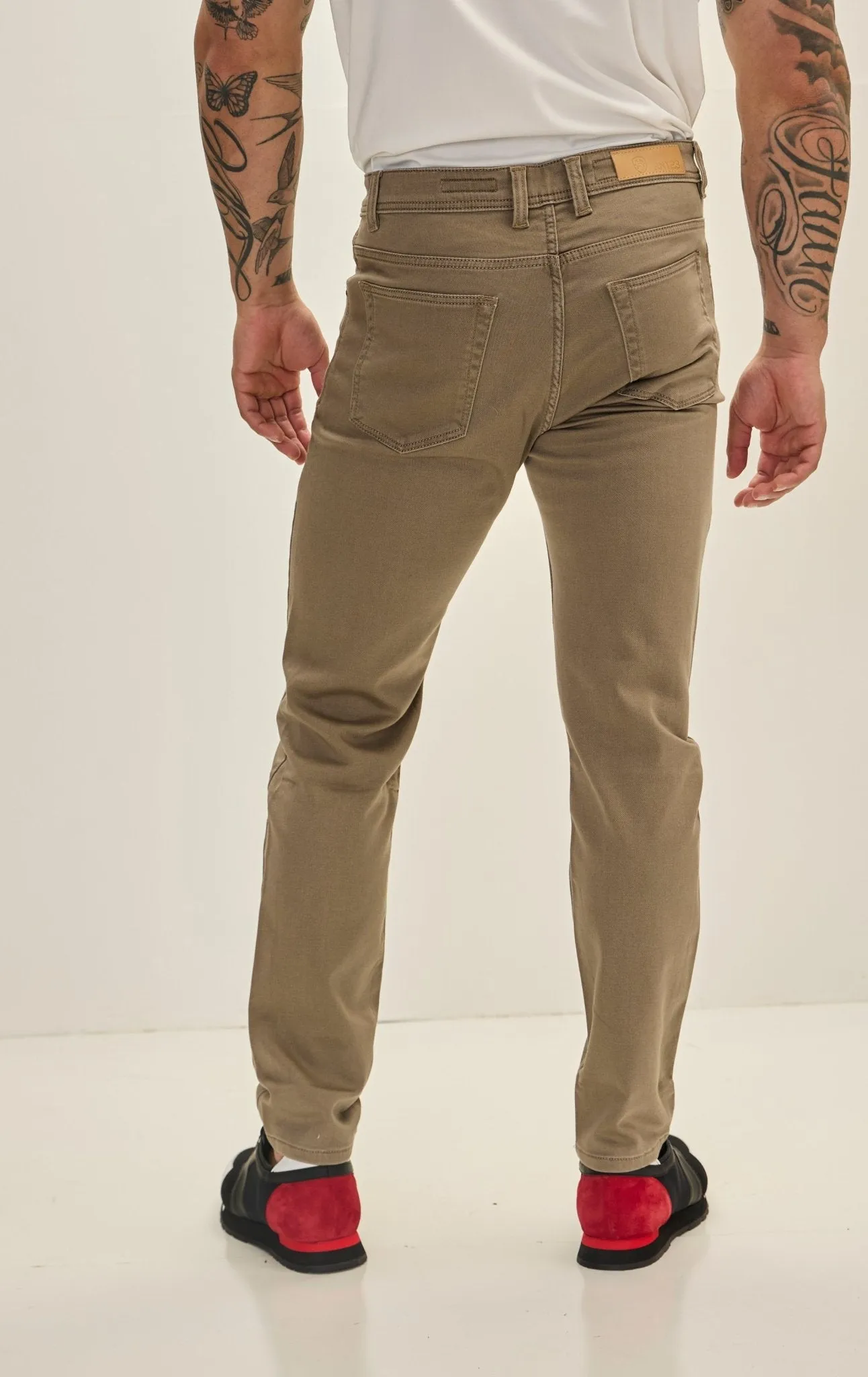 Super Soft 5-pocket Style Pants - Stone