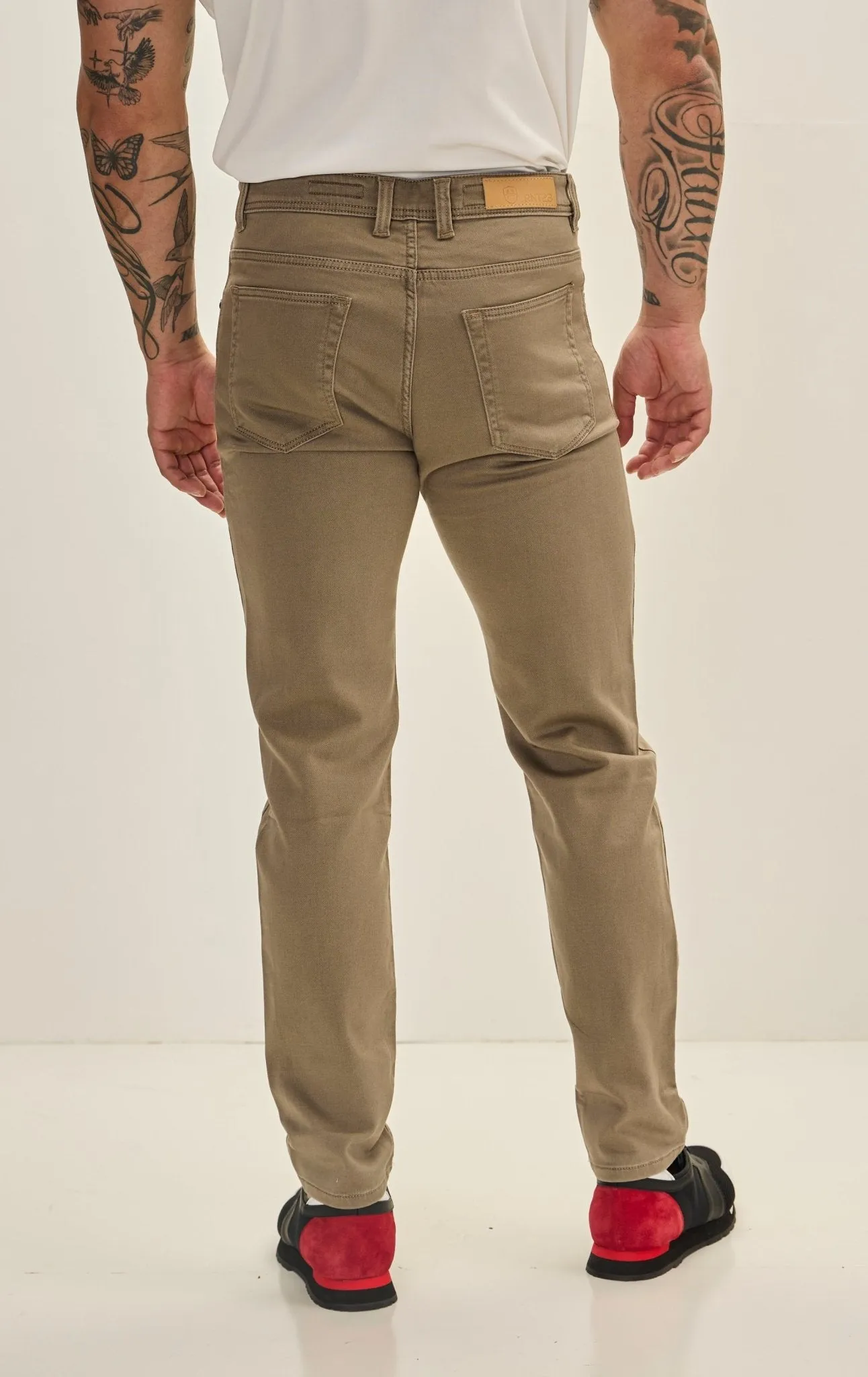 Super Soft 5-pocket Style Pants - Stone