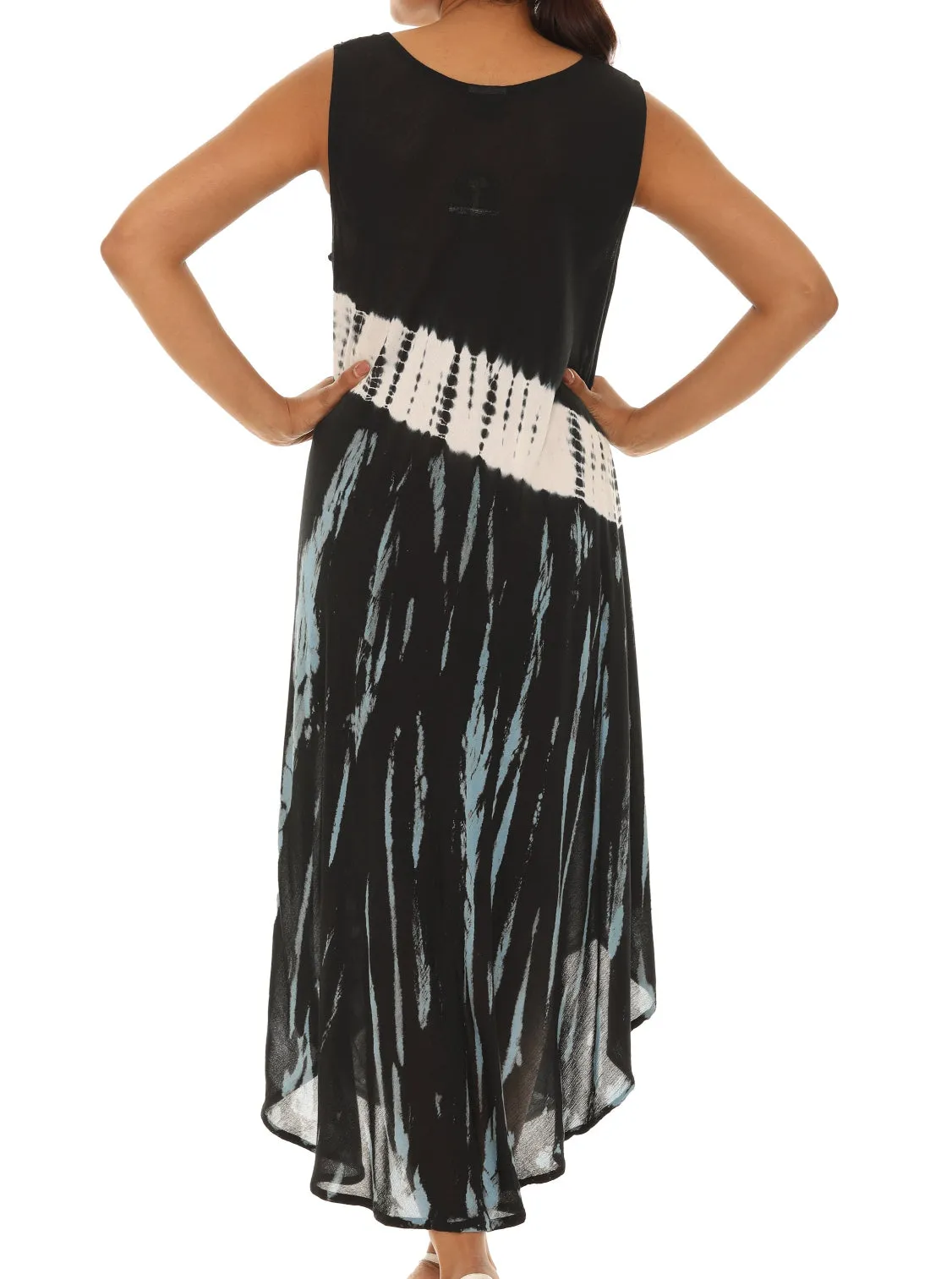 Tie dye Long Rayon Sundress