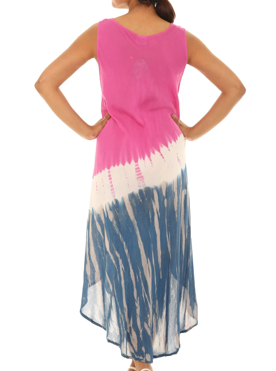 Tie dye Long Rayon Sundress