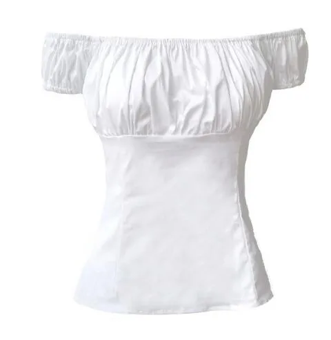 Vintage style Off-shoulder Blouse
