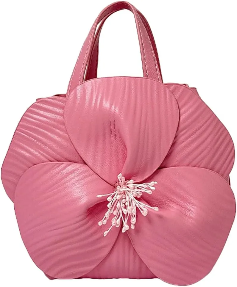 Women’s Floral Shoulder Bag Fairy Style Fashion Top Handle Bag Purse Natural Chic Hobo Handbag Cute Crossbody Bag