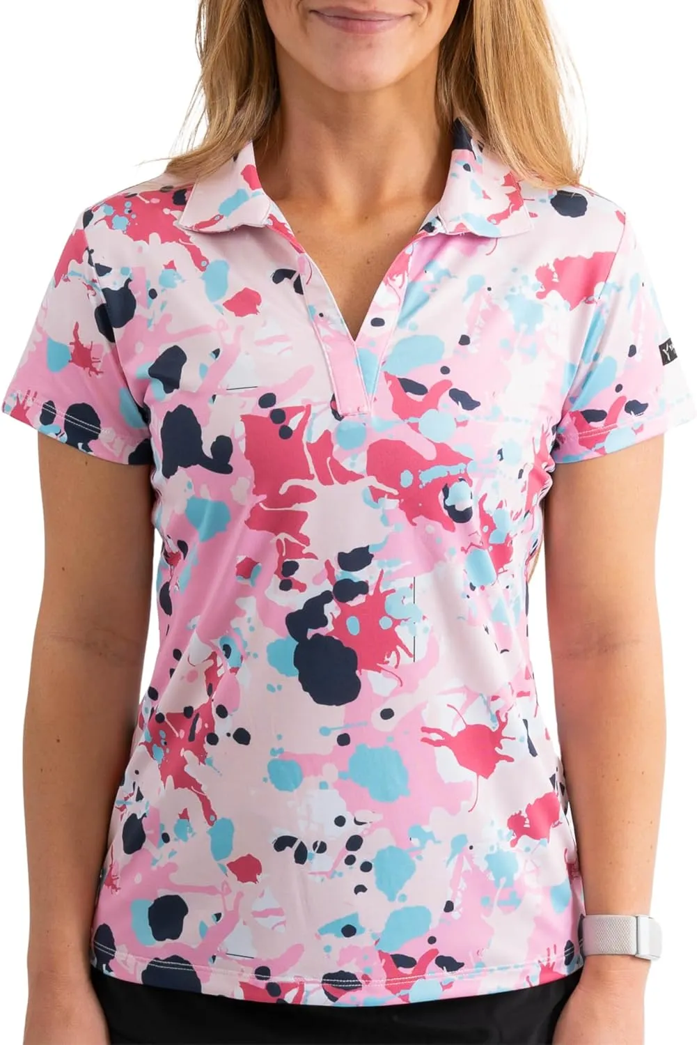 YATTA GOLF Premium Golf Polo Shirts for Women - Lightweight, Quick Dry, Wrinkle Resistant & Moisture Wicking Polo