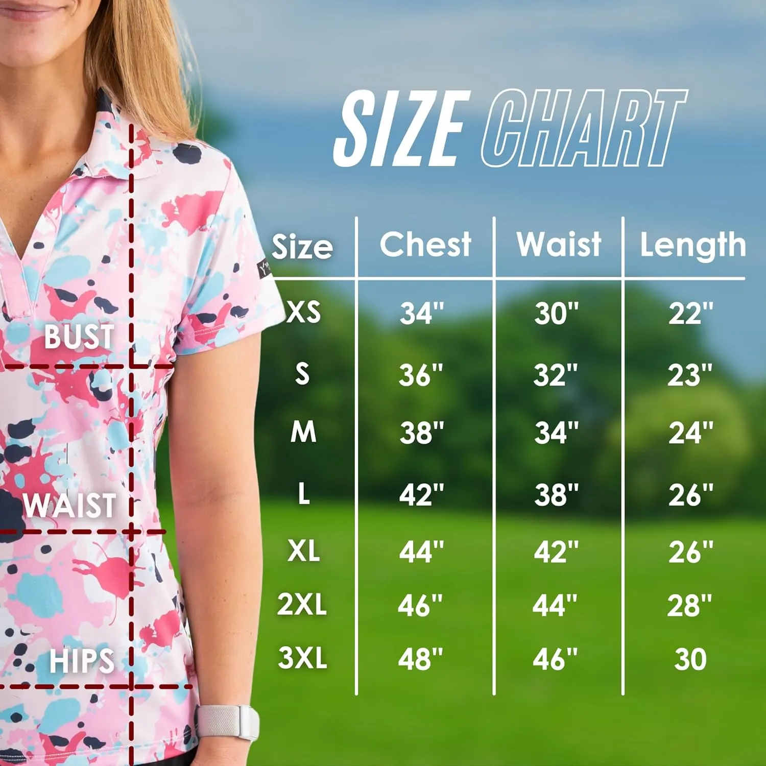 YATTA GOLF Premium Golf Polo Shirts for Women - Lightweight, Quick Dry, Wrinkle Resistant & Moisture Wicking Polo
