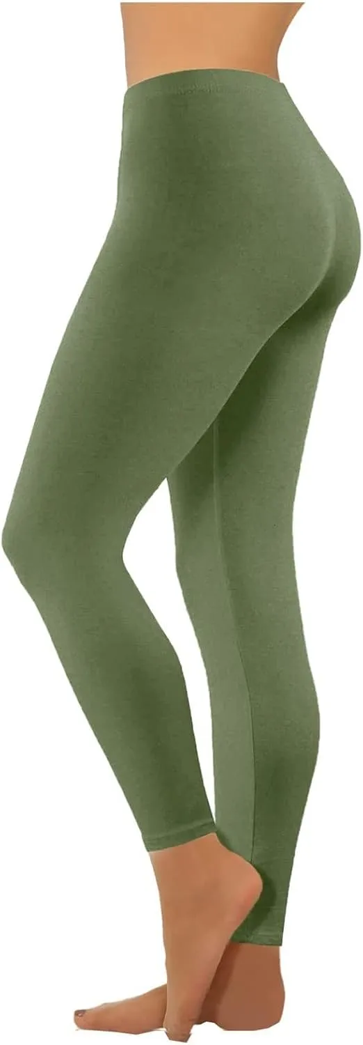 Yoga Leggings for Women High Waist Flare Pants Stretchy Soft Tummy Control Casual Bootcut Bottom Leggings